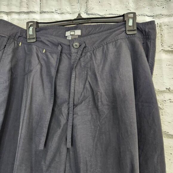 REI Women's Gray UPF 50+ Drawstring Nylon Wide-Leg Hiking Pants Size 16 - Picture 5 of 12